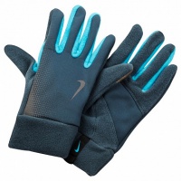 перчатки для бега nike women's tech thermal running gloves armory slate/gamma blue