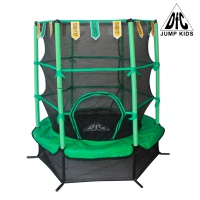 батут dfc jump kids 55" зеленый, сетка (137см)