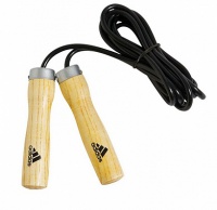 скакалка adidas jump rope wooden handle adijrw02