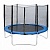 батут с защитной сеткой trampoline 6ft (180 см)