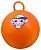 мяч-попрыгун "тигренок" gb-402, 55 см, с ручкой, оранжевый